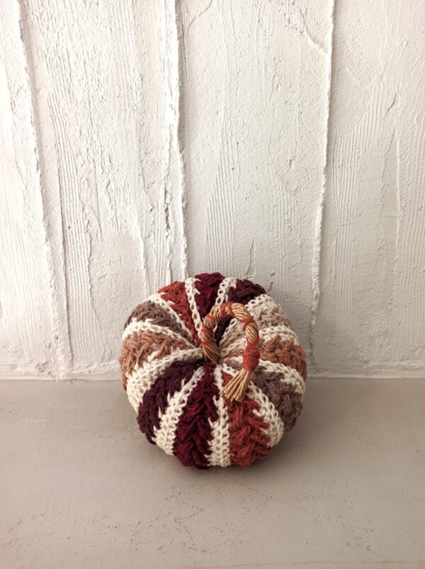 Random CraftWorks Πλεκτή Κολοκύθα - Crocheted Braided Pumpkin - Image 3