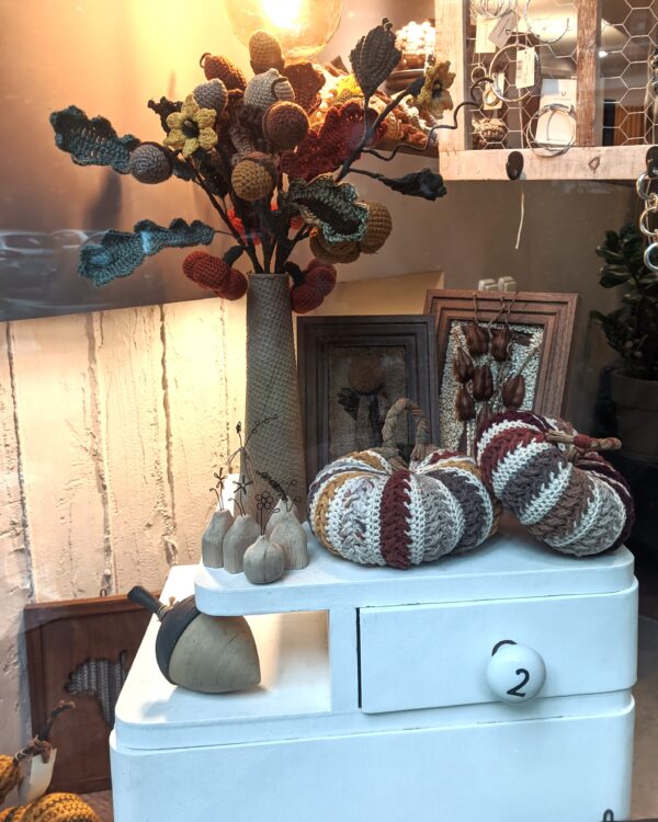Random CraftWorks Πλεκτή Κολοκύθα - Crocheted Braided Pumpkin - Image 5