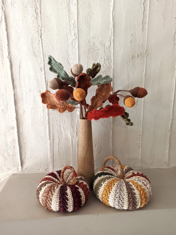 Random CraftWorks Πλεκτή Κολοκύθα - Crocheted Braided Pumpkin - Image 4