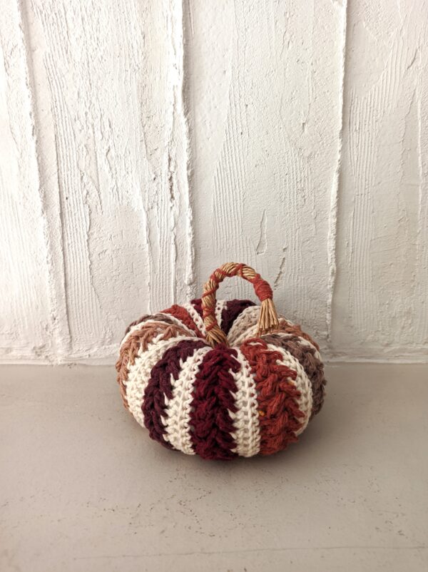 Random CraftWorks Πλεκτή Κολοκύθα - Crocheted Braided Pumpkin