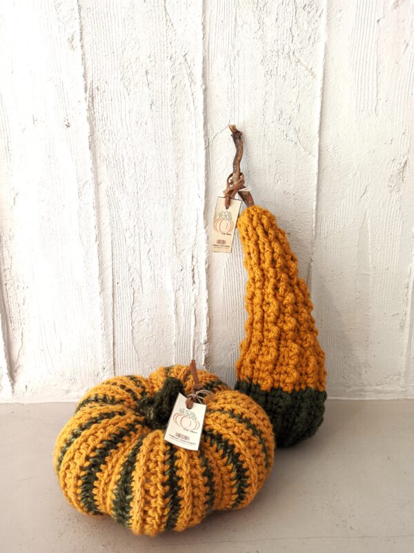 Random CraftWorks Πλεκτή Κολοκύθα - Crocheted Gourd - Image 2
