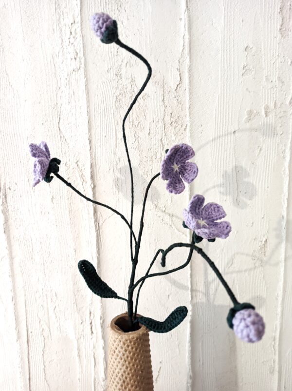 Random CraftWorks Πλεκτή Πολυανθής Τριανταφυλλιά - Crocheted Rosa Multiflora