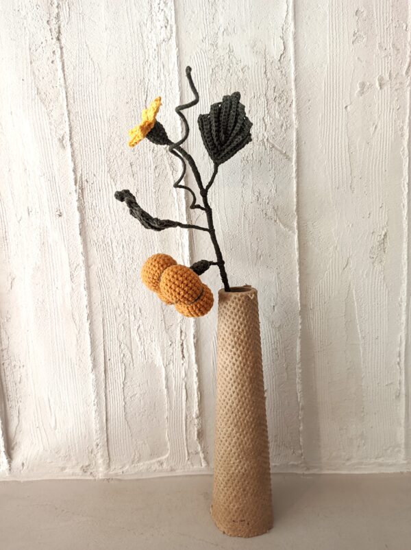 Random CraftWorks Πλεκτό Κλαδί με Κολοκύθα - Crocheted Pumpkin Branch - Image 5