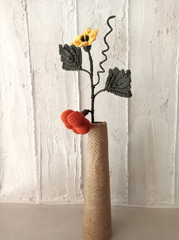 Random CraftWorks Πλεκτό Κλαδί με Κολοκύθα - Crocheted Pumpkin Branch - Image 3