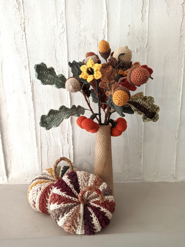 Random CraftWorks Πλεκτή Κολοκύθα - Crocheted Braided Pumpkin - Image 2