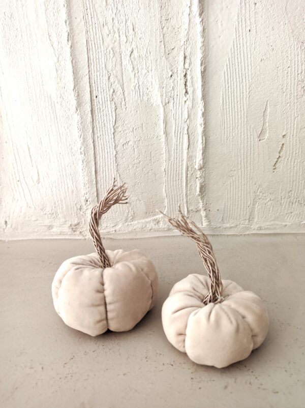 Random CraftWorks Σετ Υφασμάτινες Βελουτέ Κολοκύθες - Fabric Velvet Pumpkin Set - Image 3